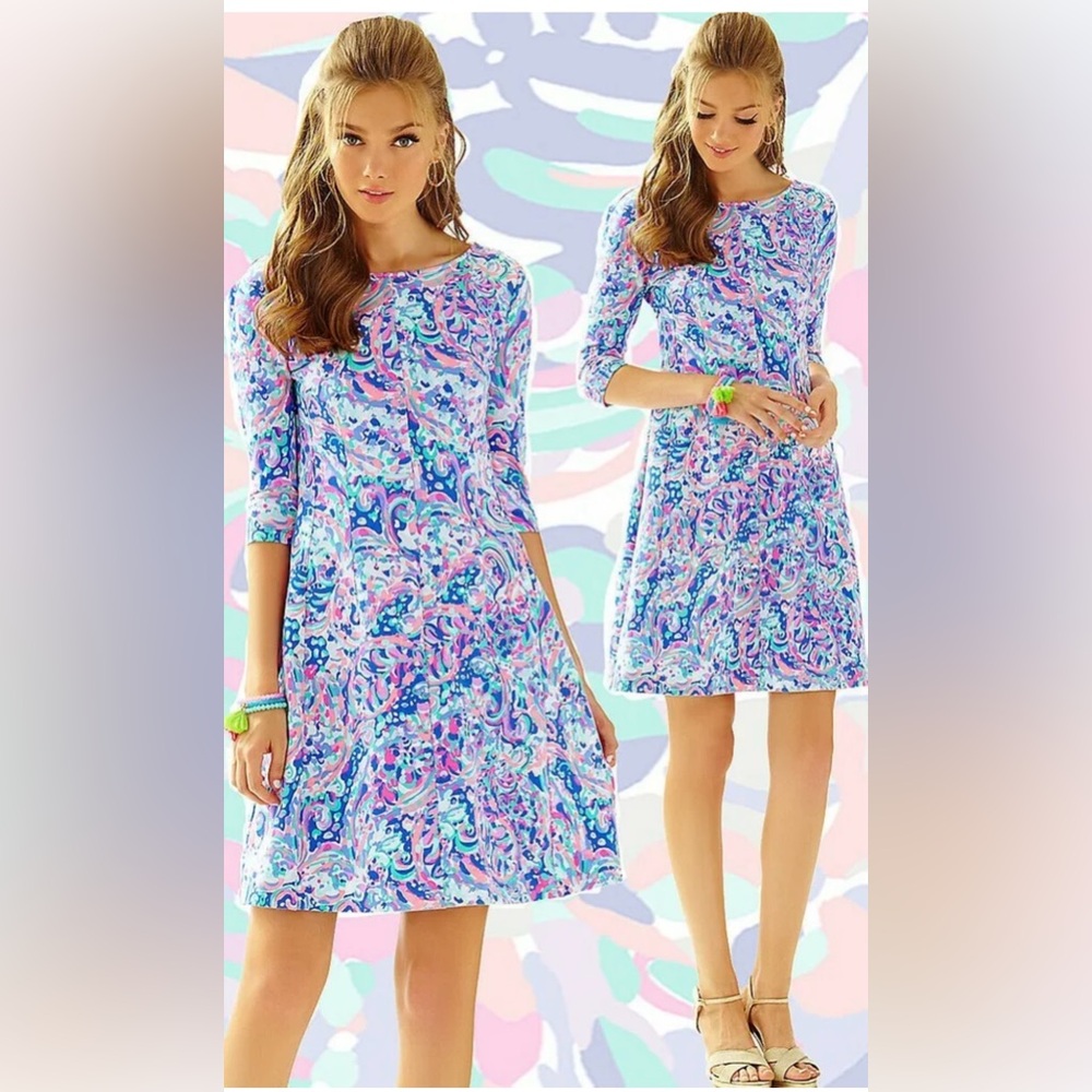 NWT Lilly Pulitzer Celia Dress in La Playa. Size Medium.